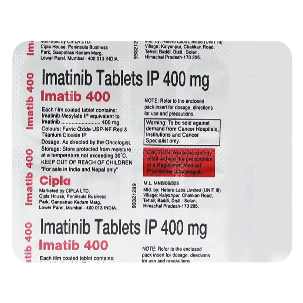 Imatib  Imatinib Tablet 400 mg