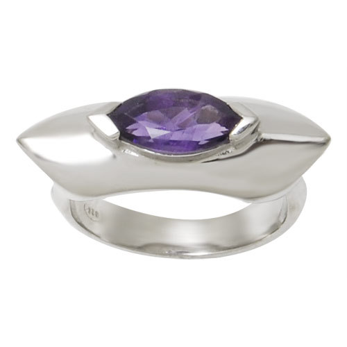 Amethyst Ring Silver 925 Sterling Silver Amethyst Gender: Women