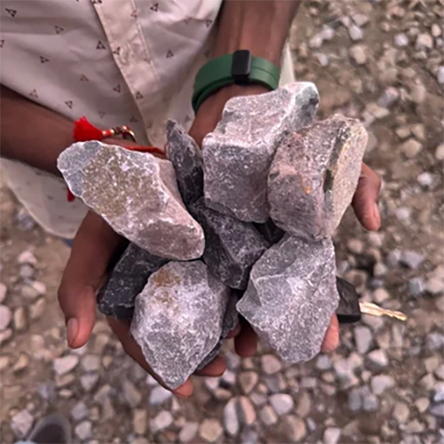 65mm Solid Construction Crushed Stone