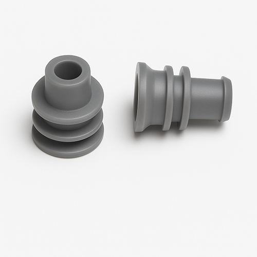 597 Grey Silicone Wire Seal - Hardness: Yes