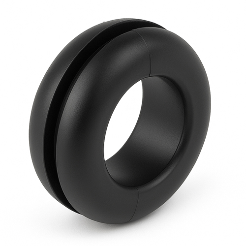 Industrial Rubber Grommet - Color: Black