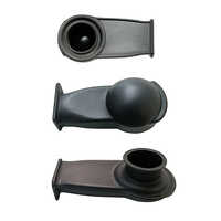 Stacked Rubber Components - Color: Black