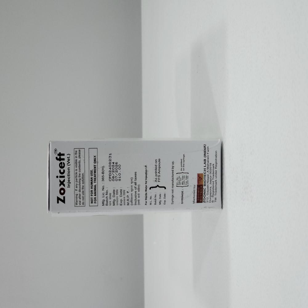 ZOXICEFT 3GM CEFTIZOXIME 3GM