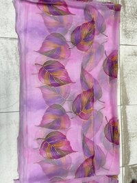 Handbrush Chiffon sarees
