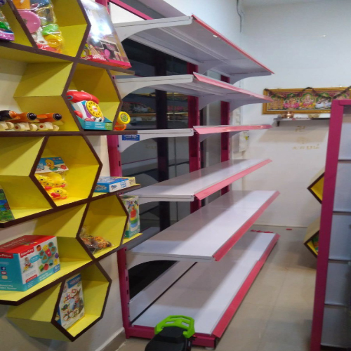 Supermarket Glass Side Display Racks