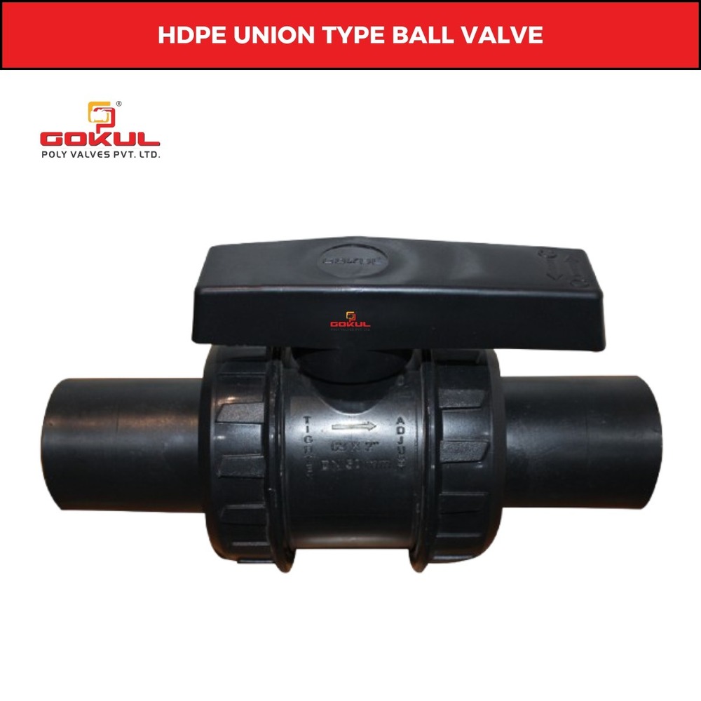 Hdpe Solid Ball Valves - Application: Industrial And Water Application