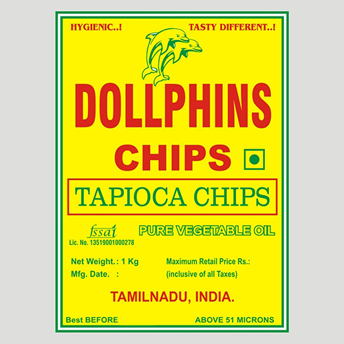 Chips Packaging Bag - Color: Yellow