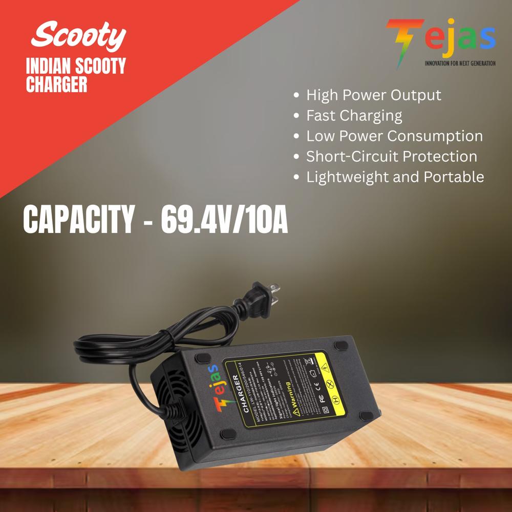 INDIAN  SCOOTY CHARGER 69.4V/10A