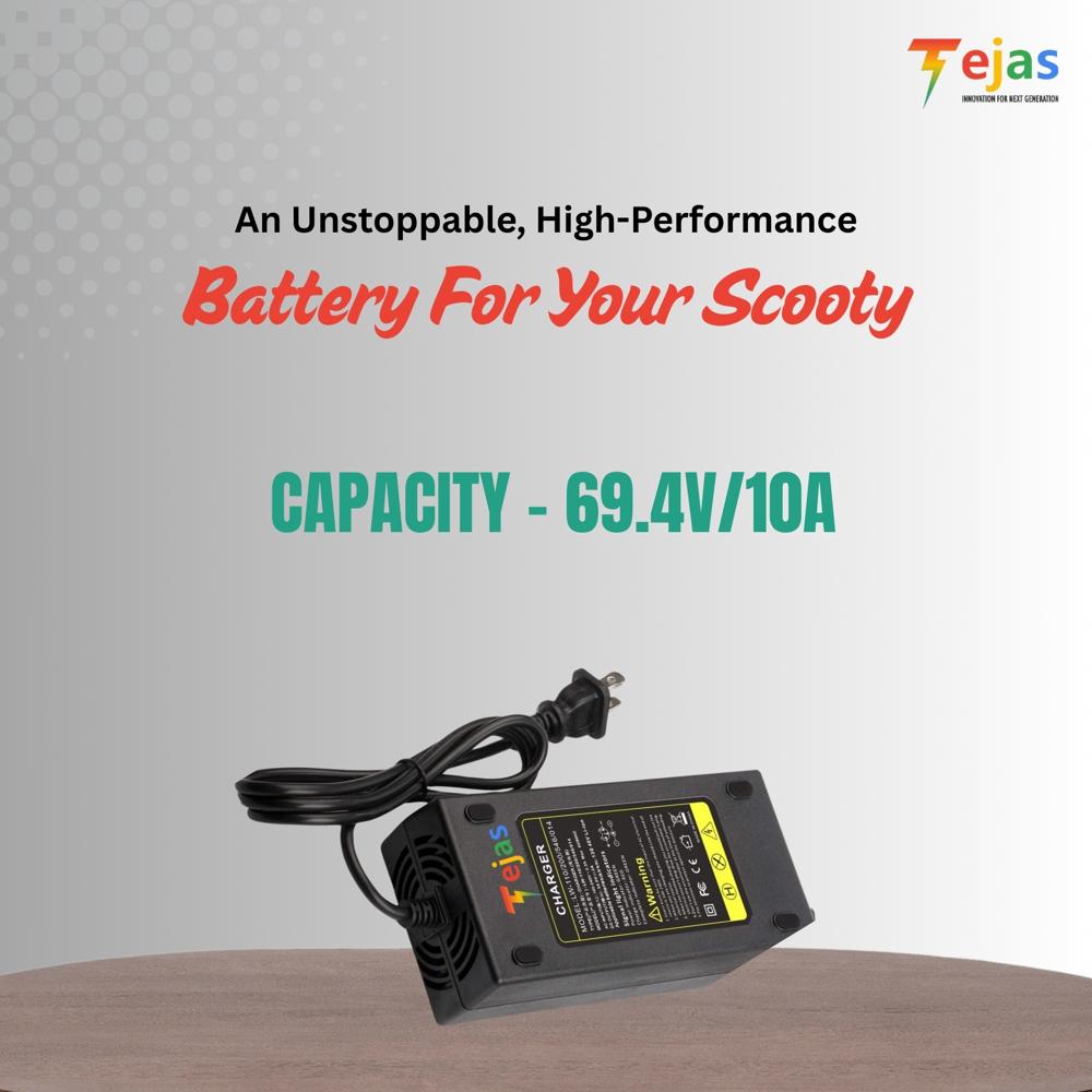 INDIAN  SCOOTY CHARGER 69.4V/10A
