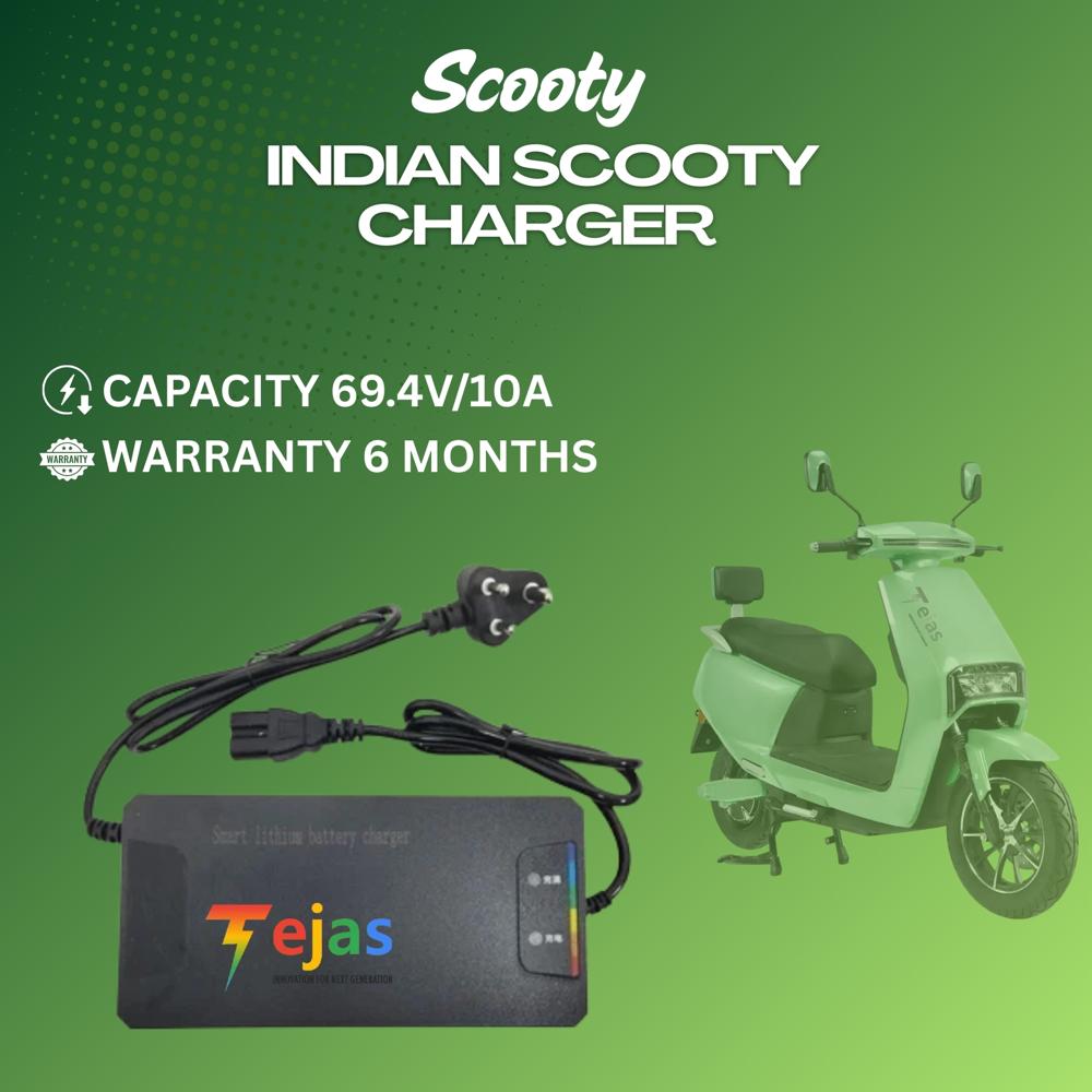 INDIAN  SCOOTY CHARGER 69.4V/10A