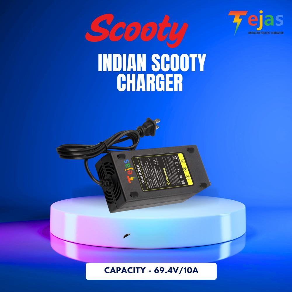 INDIAN  SCOOTY CHARGER 69.4V/10A