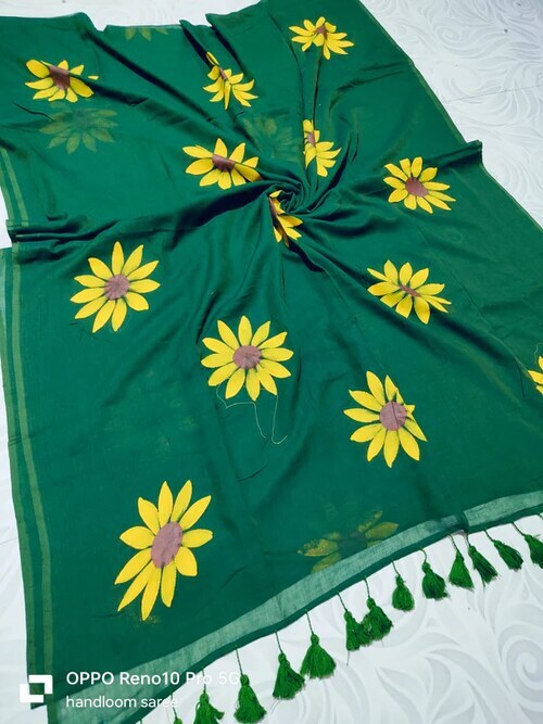 Designer Mul Mul Cotton Saree - Design: Classic