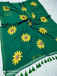 Designer mul mul cotton saree