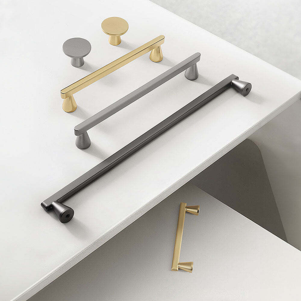 Lark Cabinet Handle | Kitchen Cabinet Handle | Drawer Pulls | Wardrobe Pulls | Modern Handle - Color: Matte Gold