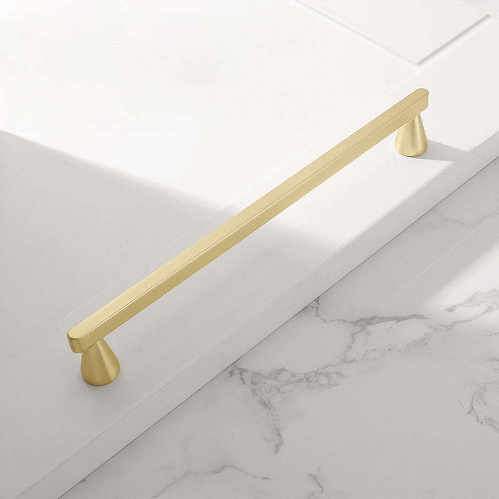 Lark Cabinet Handle | Kitchen Cabinet Handle | Drawer Pulls | Wardrobe Pulls | Modern Handle - Color: Matte Gold