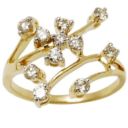 Indian Diamond Ring Diamond Clarity: Fl