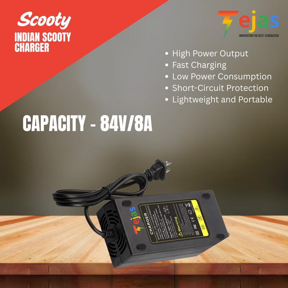 IMPORTED  SCOOTY CHARGER 	84V/8A