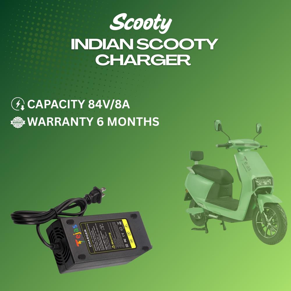 Imported Scooty Charger 84v/8a - Battery Life: 2-5 Years