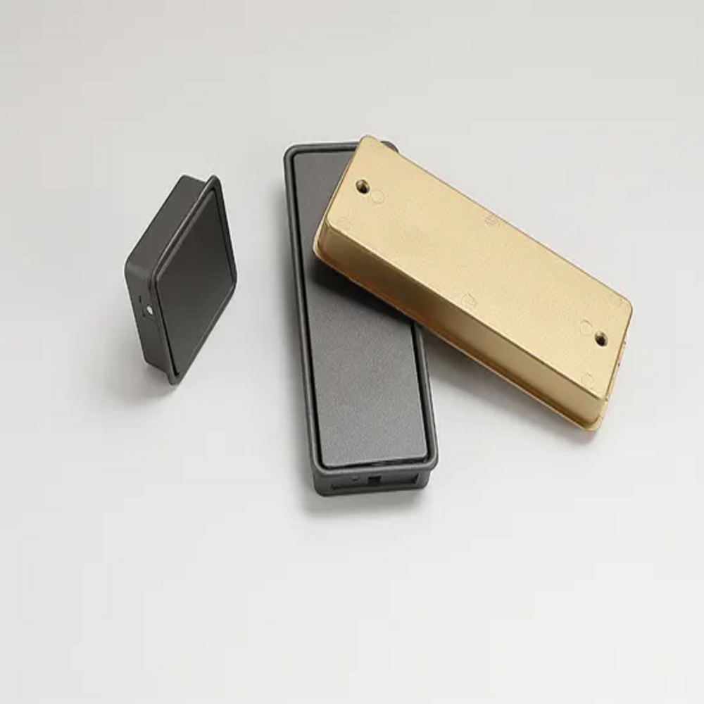 Delta Cabinet Handle | Kitchen Cabinet Handle | Drawer Pulls | Concealed Handle | Modern Handle - Color: Matte Gold