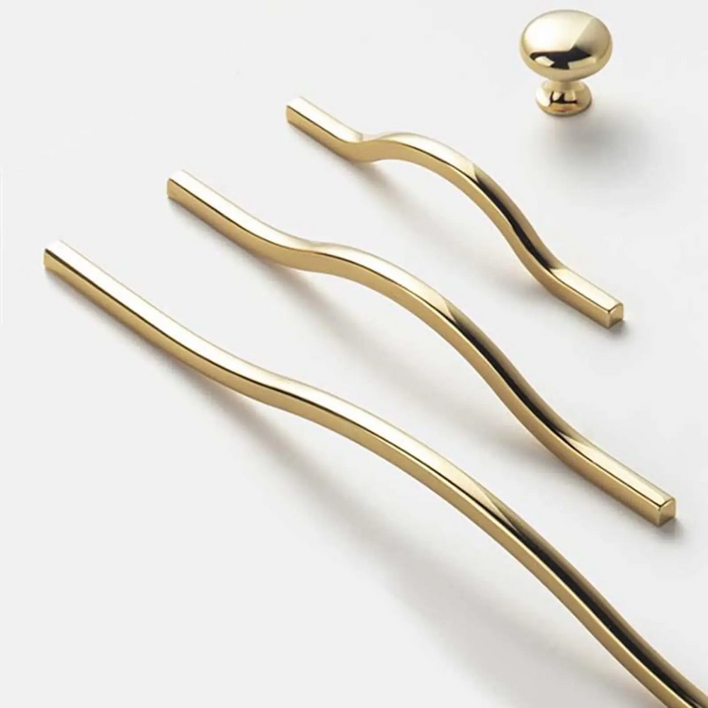 Sequoia Cabinet Handle | Kitchen Cabinet Handle | Drawer Pulls | Arch Handle | Modern Handle - Color: Matte Gold