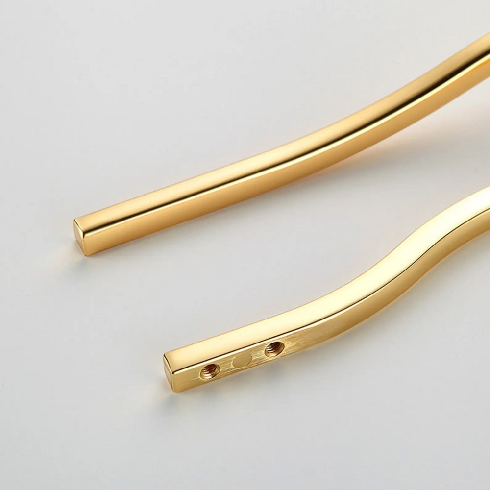 Sequoia Cabinet Handle | Kitchen Cabinet Handle | Drawer Pulls | Arch Handle | Modern Handle - Color: Matte Gold