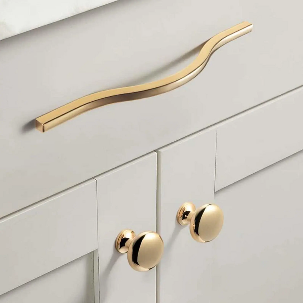 Sequoia Cabinet Handle | Kitchen Cabinet Handle | Drawer Pulls | Arch Handle | Modern Handle - Color: Matte Gold