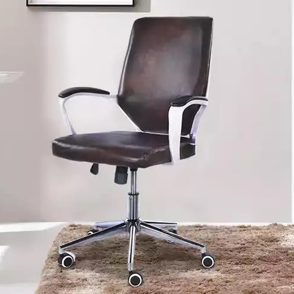 Royaloak Naples Italian Computer Chair | Leatherette Double Layer Cushion - Cr53 - Color: Different Available
