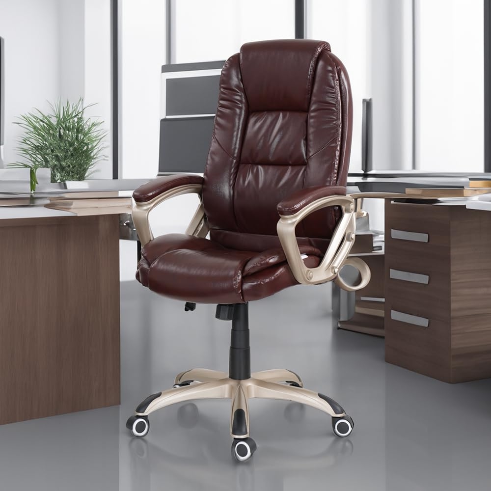 Cr44Mr Texas American Leatherette Office Chair - Color: Different Available