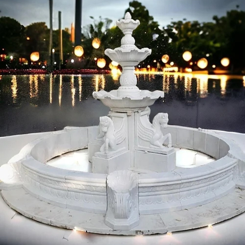 Horse Water Fountain marble