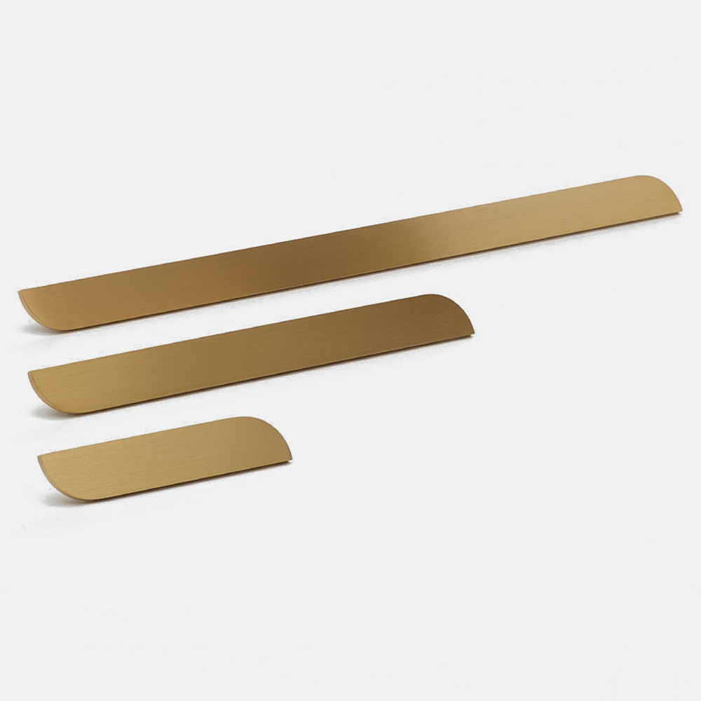 Glacier Cabinet Handle | Kitchen Cabinet Handle | Drawer Pull | Wardrobe Handle | Decorative Handle | Stylish Handle - Color: Matte Gold