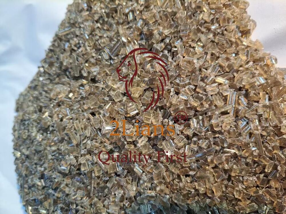 Eps Recycled Pellets Yellow Color - 25 Tons, Made From White Wet Material, Requires High Temperature To Melt, Ideal For Recycling
