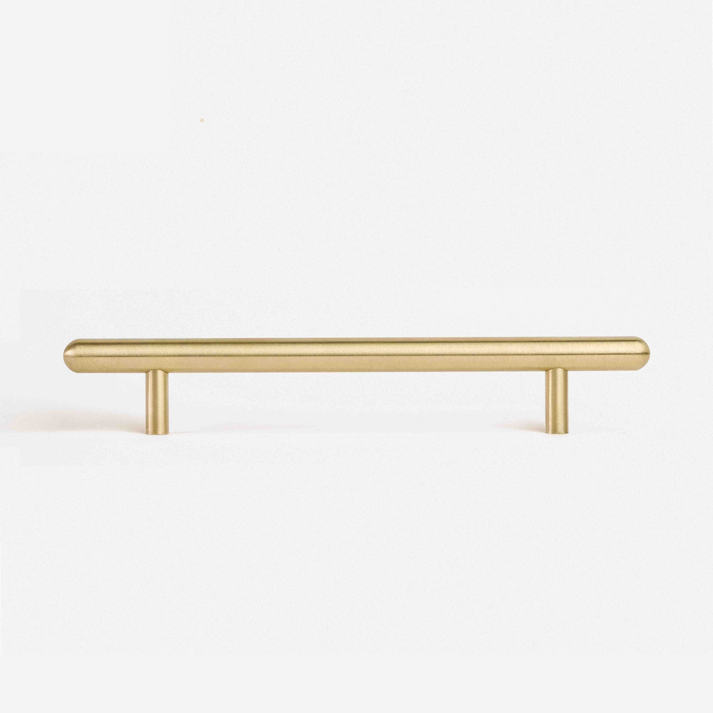 Pebble Cabinet Handle | Kitchen Cabinet Pull | Drawer Pull | Wardrobe Handle | Round Bar Handle | Furniture Handle | Nordic Handle - Color: Matte Gold
