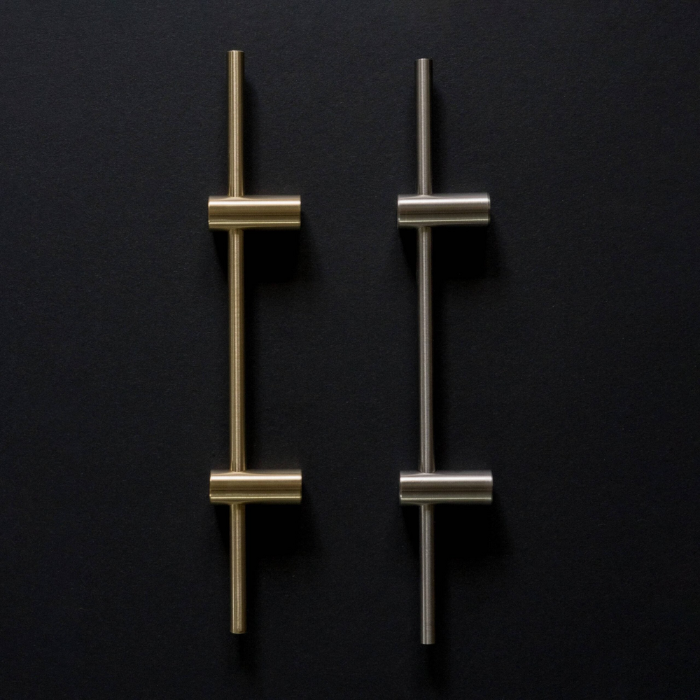 Rainshadow Cabinet Handle | Drawer Handle | Wardrobe Handle | Modern Dresser Handle | Cupboard Handle | Closet Handle | Bathroom Handle | Kitchen Handle | Decorative Handle - Color: Matte Gold
