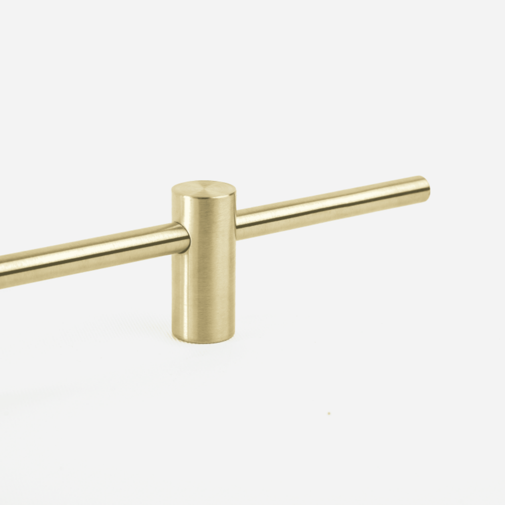 Rainshadow Cabinet Handle | Drawer Handle | Wardrobe Handle | Modern Dresser Handle | Cupboard Handle | Closet Handle | Bathroom Handle | Kitchen Handle | Decorative Handle - Color: Matte Gold