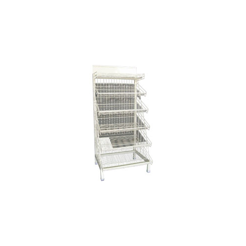 Supermarket Impulse Racks - Color: White