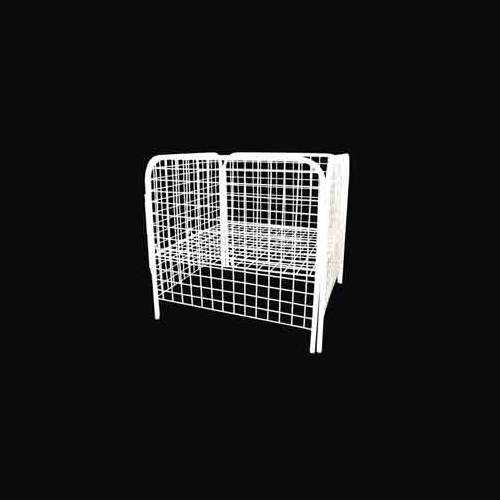 Supermarket Stall Bins For Assorted Storage - Color: White