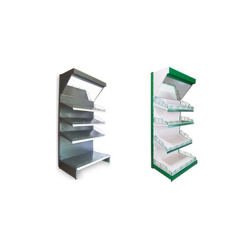 Fruit And Vegetable Top Canopy Racks - Color: White Green
