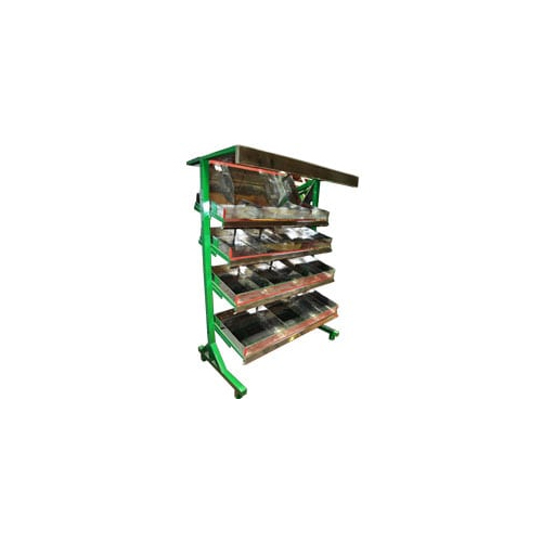 Adjustable Fruit And Vegetable Rack - Color: Green