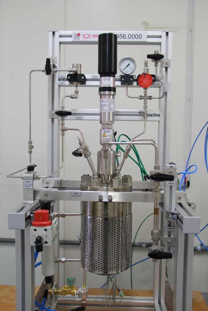 Batch reactors with bolted yoke or clamp and screw
