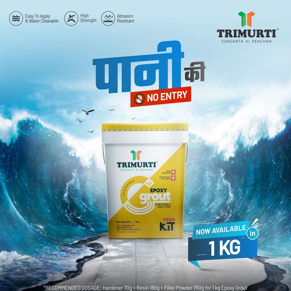 Trimurti 5 Kg Epoxy Grout With Filler Powder - Application: Wet Areas Such As Bathrooms