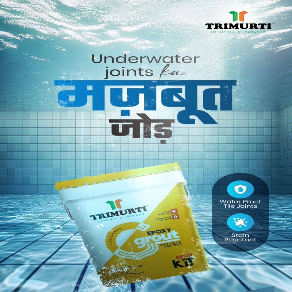 Trimurti 5 Kg Epoxy Grout With Filler Powder - Application: Wet Areas Such As Bathrooms