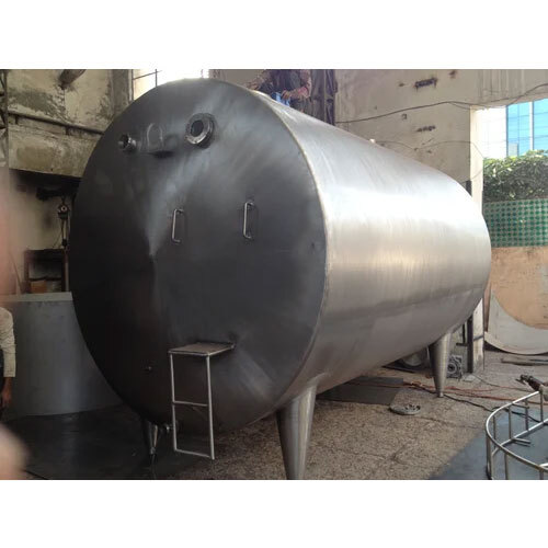 Horizontal Milk Storage Tank - Capacity: 5000-10000 Ltr