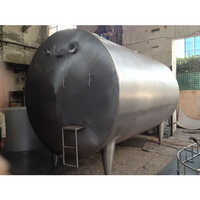 Horizontal Milk Storage Tank - Capacity: 5000-10000 Ltr