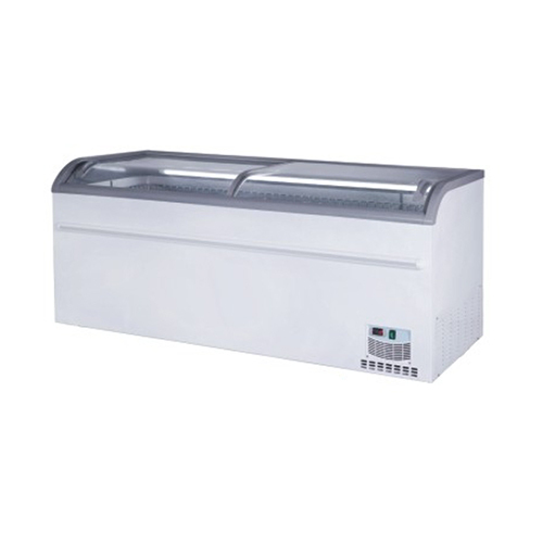 Combined Island Freezer - Color: Silver