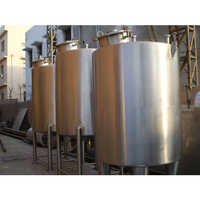Vertical Milk Storage Tank - Capacity: 5000-10000 Ltr