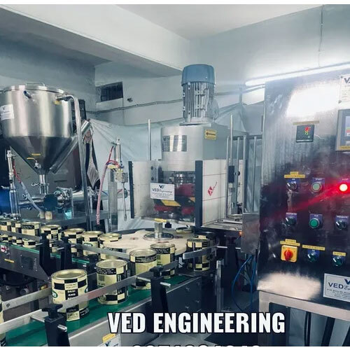 Ghee Tin Filling & Seaming Machine