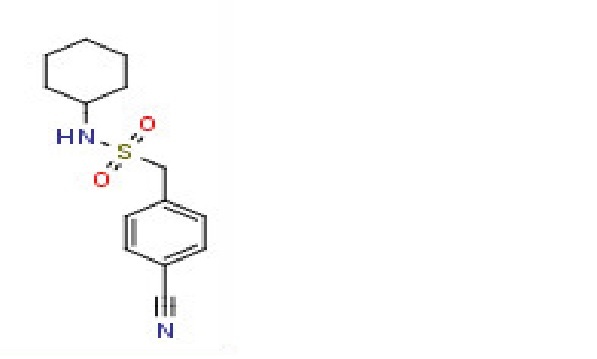 1-(4-Cyanophenyl)-N- cyclohexylmethanesulfonamide