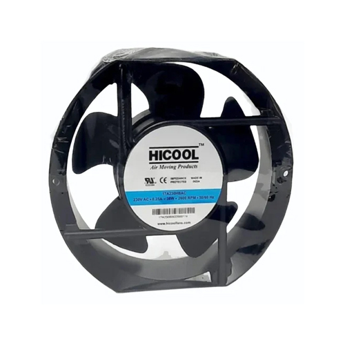 Hicool Panel Cooling Fan - Color: Black