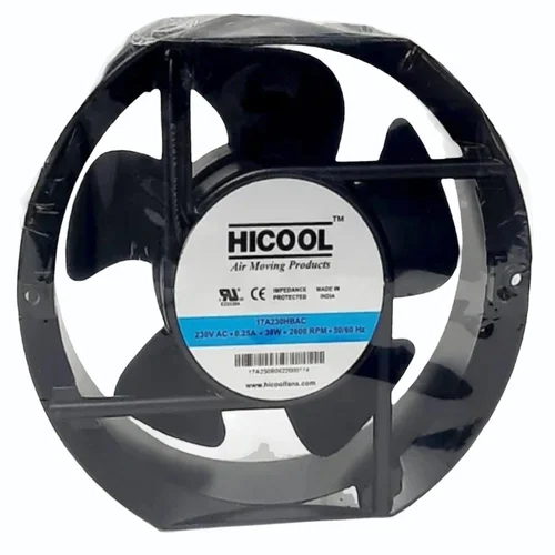 Hi Cool Panel Fan - Color: Black