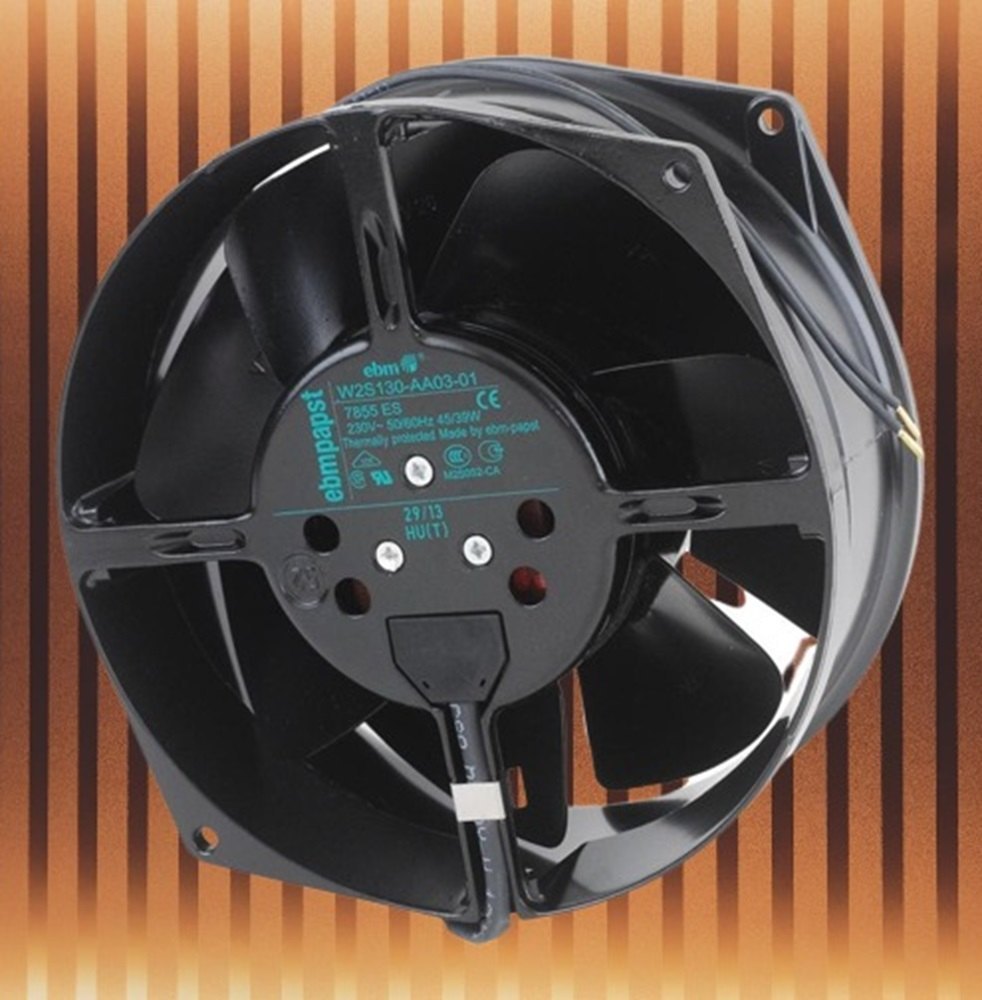 Ebm Papst W2S 130 Aa03 01 Axial Fan - Color: Black